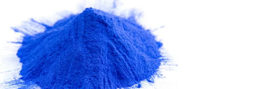 corante azul